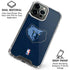 NBA Memphis Grizzlies Distressed iPhone 15 Pro Clear Case